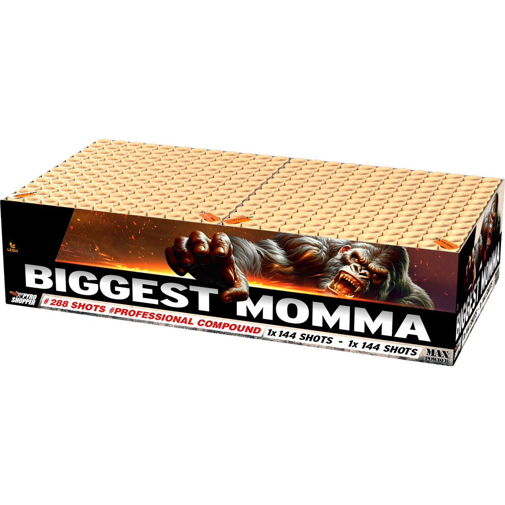 Biggest Momma, Sortiment, 144*2 Skud / 288 skud - 25 MM