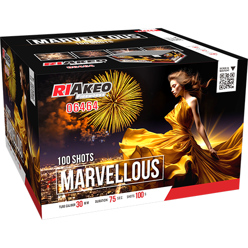 Marvellous ► RIAKEO Fireworks - 100 skud / 30 MM