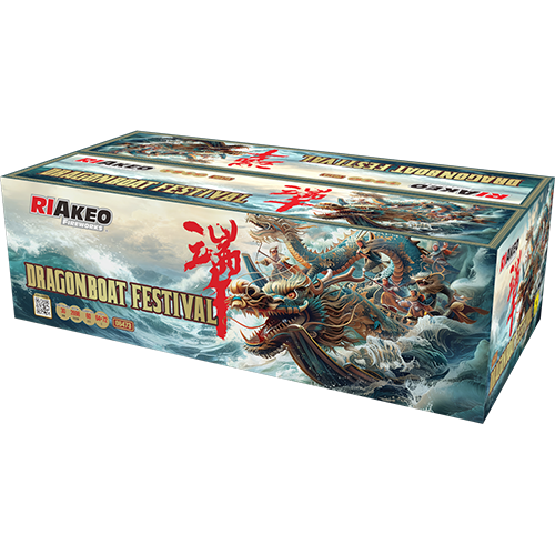 Dragonboat Festival ►Riakeo Fireworks, Sortiment med 2. stk Compound batterier (Kopier)