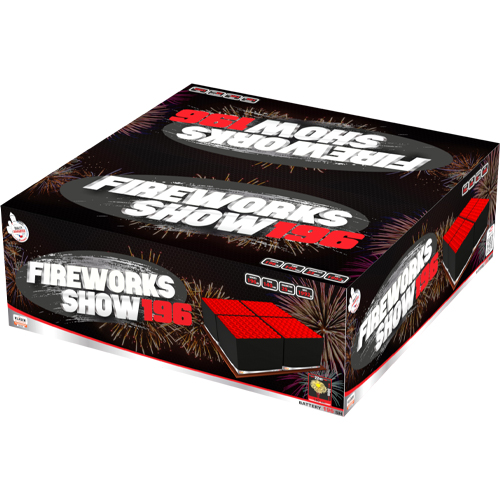 byrde Uplifted sigte Fireworks show 196 - KÆMPE COMPOUND, 196 skud - 26 MM og 20 forskellige  effekter