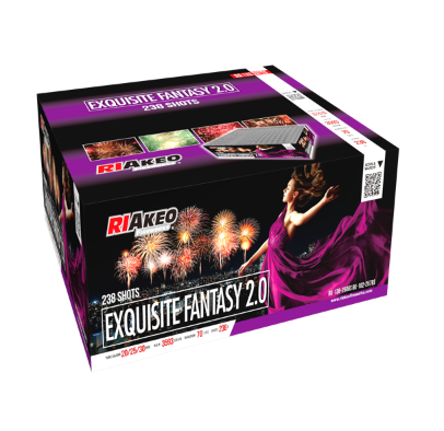 Exquisite Fantasy 2.0 ►Riakeo Fireworks, Sortiment med 2. stk Compound batterier