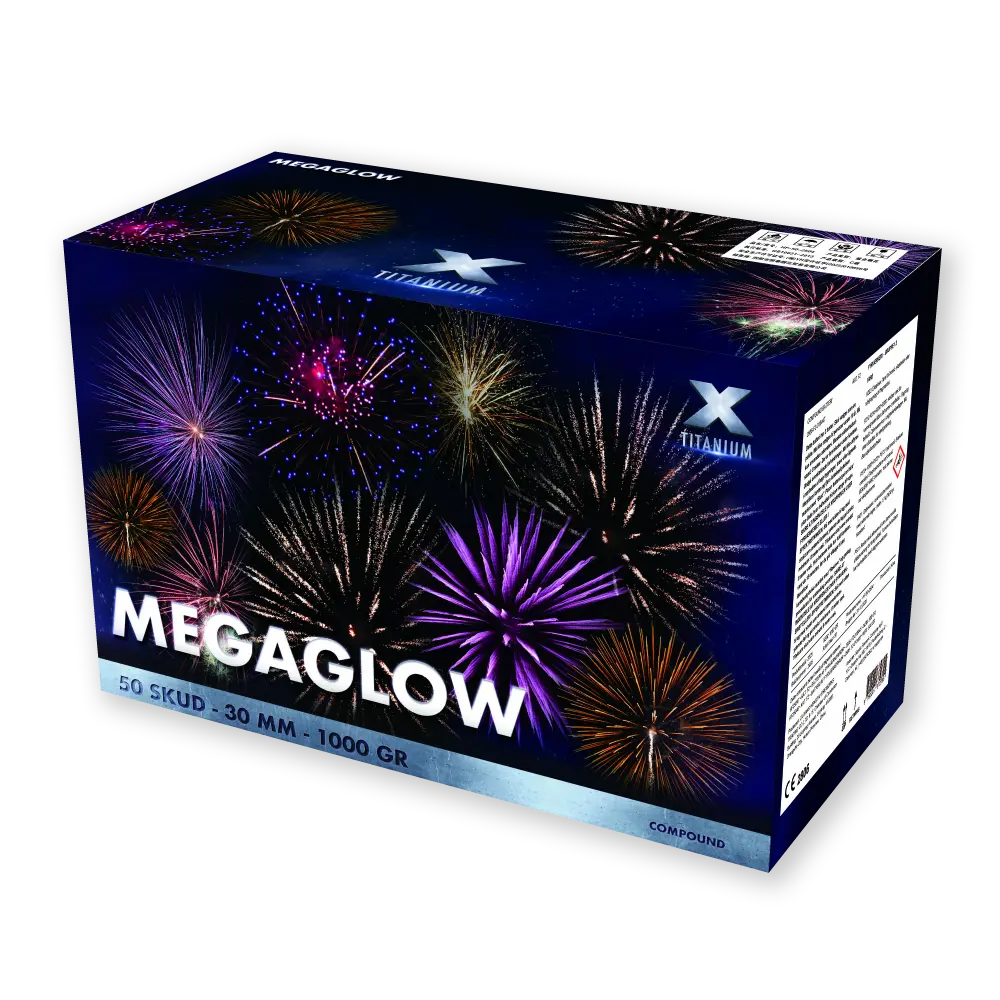 Megaglow fra Titanium x - 50 skud / 30 MM