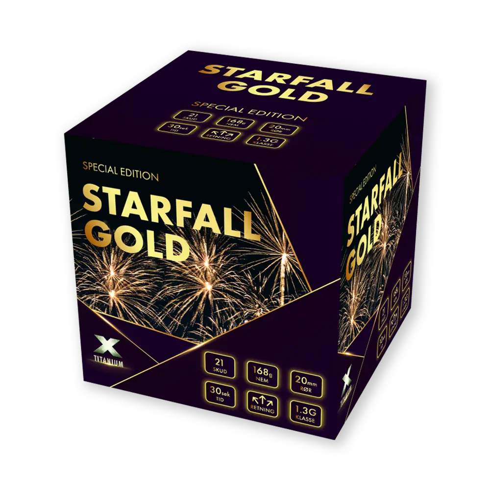 Starfall gold - Batteri, 21 SKUD / 20 MM