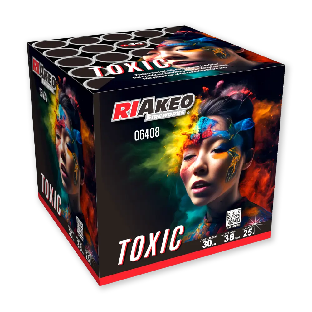 Toxic - Riakeo Batteri, 25 SKUD / 30 MM